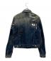 DSQUARED2 (ディースクエアード) 15SS グラフィティペンキ加工デニムジャケット インディゴ サイズ:SIZE 48：17000円