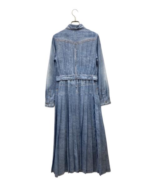 Diagram（ダイアグラム）Diagram (ダイアグラム) デニム転写ワンピース スカイブルー サイズ:36の古着・服飾アイテム