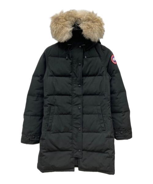 CANADA GOOSE（カナダグース）CANADA GOOSE (カナダグース) MACKENZIE PARKA コヨーテファーダウンコート ブラック サイズ:Lの古着・服飾アイテム