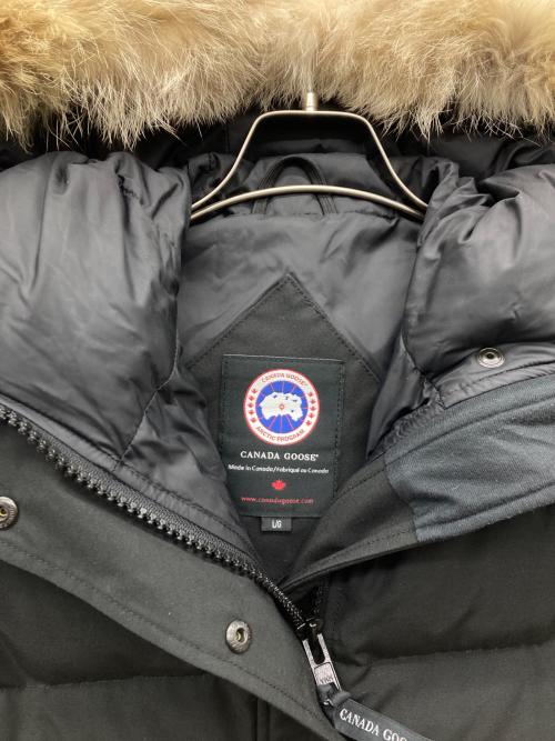 CANADA GOOSE（カナダグース）CANADA GOOSE (カナダグース) MACKENZIE PARKA コヨーテファーダウンコート ブラック サイズ:Lの古着・服飾アイテム