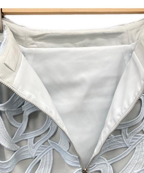 CELFORD（セルフォード）CELFORD (セルフォード) チューリップレーススカート スカイブルー サイズ:SIZE 36の古着・服飾アイテム