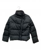 theoryセオリー）の古着「LIGHT POLY TWILL2 OFFSET PUFFER」｜ブラック