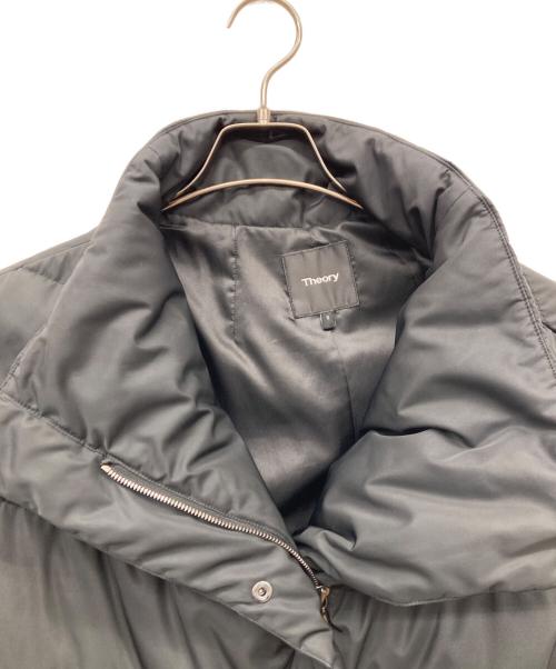theory（セオリー）theory (セオリー) LIGHT POLY TWILL2 OFFSET PUFFER ブラック サイズ:Sの古着・服飾アイテム