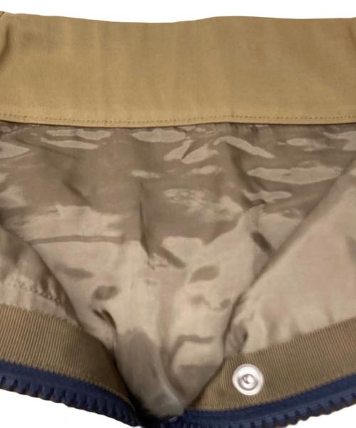 sacai（サカイ）sacai (サカイ) GROSGRAIN MIX SKIRT ベージュ サイズ:1の古着・服飾アイテム