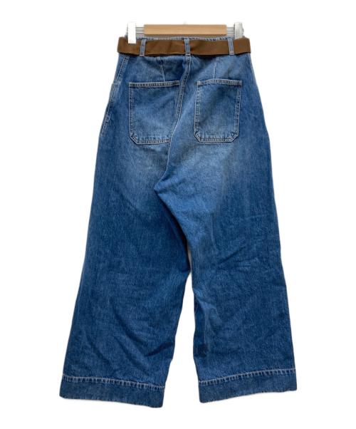 PLAN C（プランシー）Plan C (プランシー) ワイドレッグカーゴジーンズ インディゴ サイズ:38 未使用品の古着・服飾アイテム