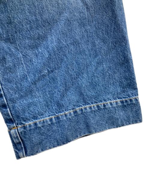 PLAN C（プランシー）Plan C (プランシー) ワイドレッグカーゴジーンズ インディゴ サイズ:38 未使用品の古着・服飾アイテム