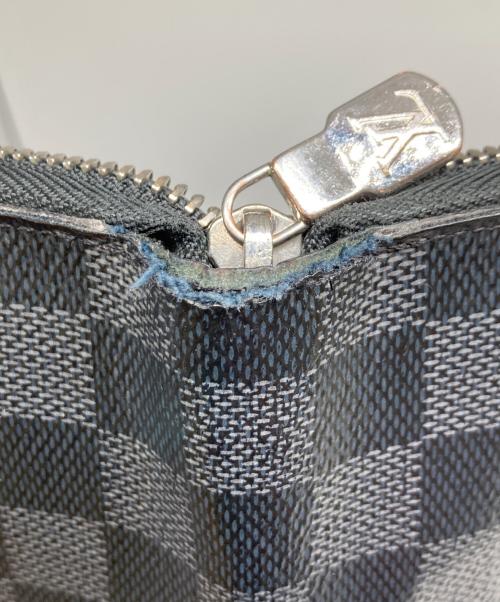 LOUIS VUITTON（ルイ ヴィトン）LOUIS VUITTON (ルイ ヴィトン) ジッピー・オーガナイザー NM　 ブラック×グレー サイズ:-の古着・服飾アイテム