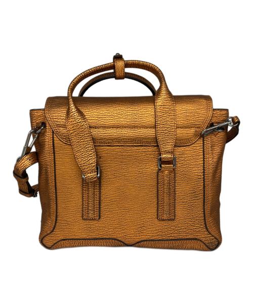 3.1 phillip lim（スリーワンフィリップリム）3.1 phillip lim (スリーワンフィリップリム) PASHLI MEDIUM SATCHEL ブロンズ サイズ:-の古着・服飾アイテム