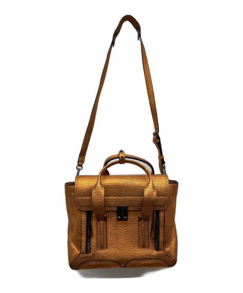 3.1 phillip lim（スリーワンフィリップリム）3.1 phillip lim (スリーワンフィリップリム) PASHLI MEDIUM SATCHEL ブロンズ サイズ:-の古着・服飾アイテム