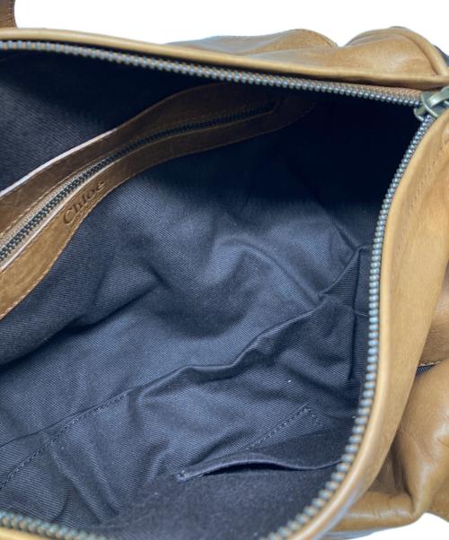 Chloe（クロエ）Chloe (クロエ) シルベラード メタリックパイソン ハンドバッグ ブラウン サイズ:-の古着・服飾アイテム