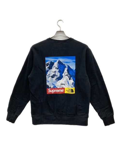 SUPREME（シュプリーム）Supreme (シュプリーム) THE NORTH FACE (ザ ノース フェイス) 17FW Mountain Crewneck Sweatshirt ブラック サイズ:Mの古着・服飾アイテム