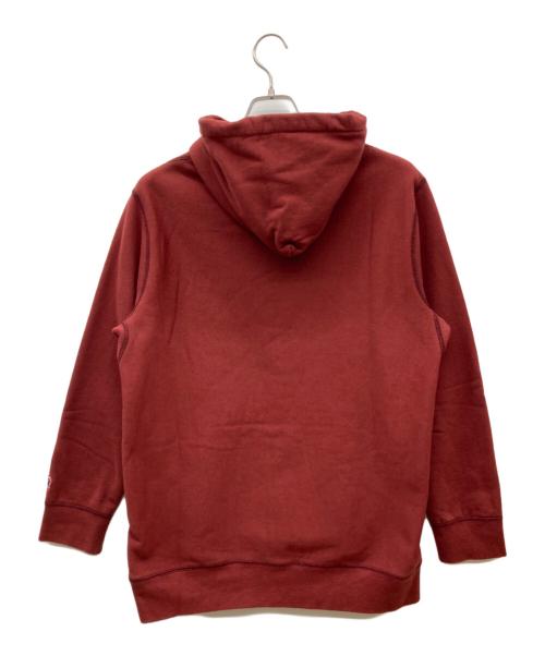 UNDEFEATED（アンディフィーテッド）UNDEFEATED (アンディフィーテッド) ロゴ刺繍パーカー ボルドー サイズ:Lの古着・服飾アイテム