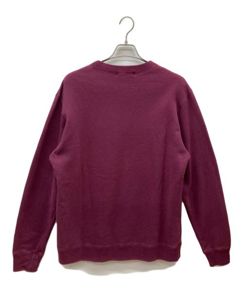 john undercover（ジョンアンダーカバー）john undercover (ジョンアンダーカバー) INVASION OF WORLD スウェット ボルドー サイズ:2の古着・服飾アイテム