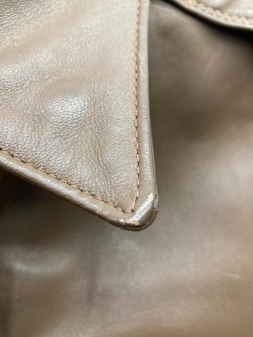 Willis&Geiger（ウィルスガイガー）Willis&Geiger (ウィルスガイガー) TYPE A-2 レザーフライトジャケット ブラウン サイズ:38の古着・服飾アイテム