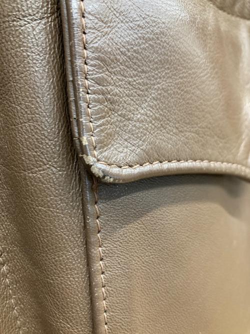 Willis&Geiger（ウィルスガイガー）Willis&Geiger (ウィルスガイガー) TYPE A-2 レザーフライトジャケット ブラウン サイズ:38の古着・服飾アイテム