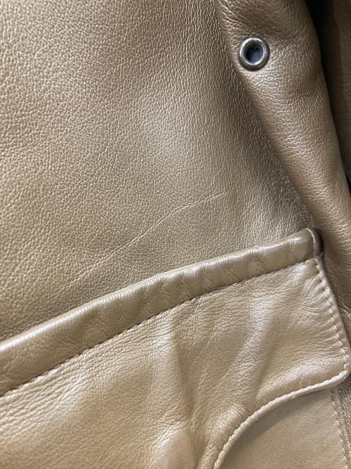 Willis&Geiger（ウィルスガイガー）Willis&Geiger (ウィルスガイガー) TYPE A-2 レザーフライトジャケット ブラウン サイズ:38の古着・服飾アイテム