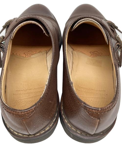 PARABOOT（パラブーツ）PARABOOT (パラブーツ) WILLIAM ダブルモンクストラップシューズ ブラウン サイズ:6 1/2の古着・服飾アイテム