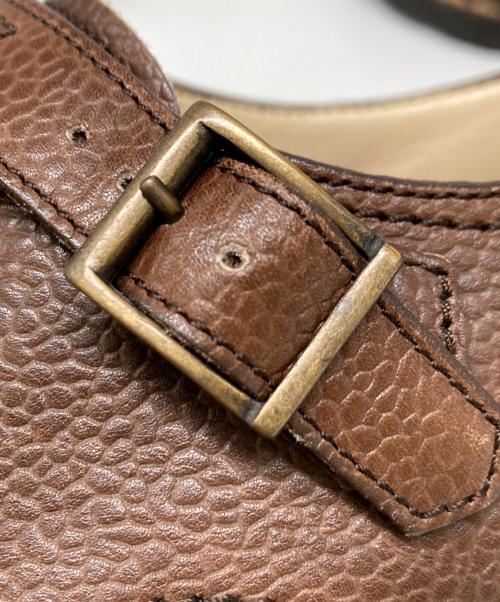 PARABOOT（パラブーツ）PARABOOT (パラブーツ) WILLIAM ダブルモンクストラップシューズ ブラウン サイズ:6 1/2の古着・服飾アイテム