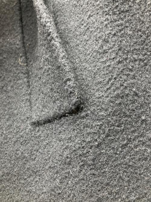 LOHEN（ローヘン）LOHEN (ローヘン) 23AW ハードメルトンリバーピーコート ブラック サイズ:FREEの古着・服飾アイテム