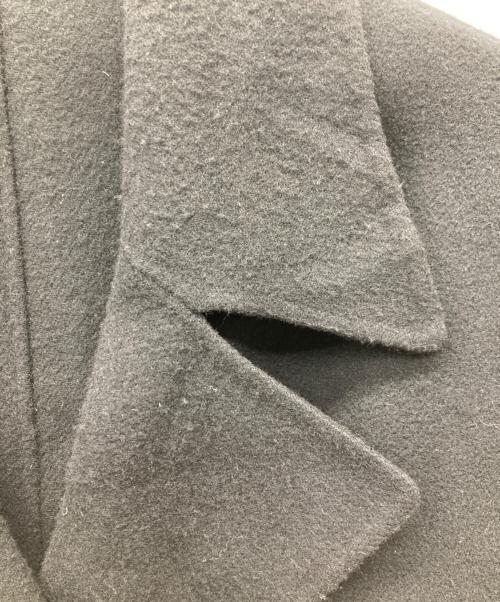 LOHEN（ローヘン）LOHEN (ローヘン) 23AW ハードメルトンリバーピーコート ブラック サイズ:FREEの古着・服飾アイテム