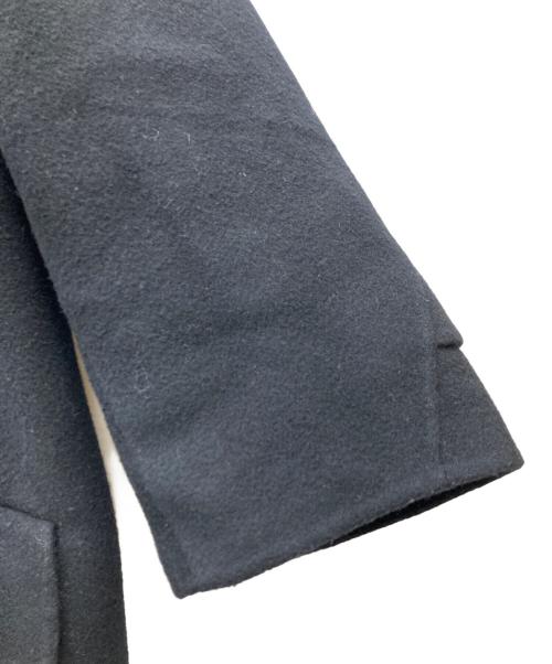 LOHEN（ローヘン）LOHEN (ローヘン) 23AW ハードメルトンリバーピーコート ブラック サイズ:FREEの古着・服飾アイテム