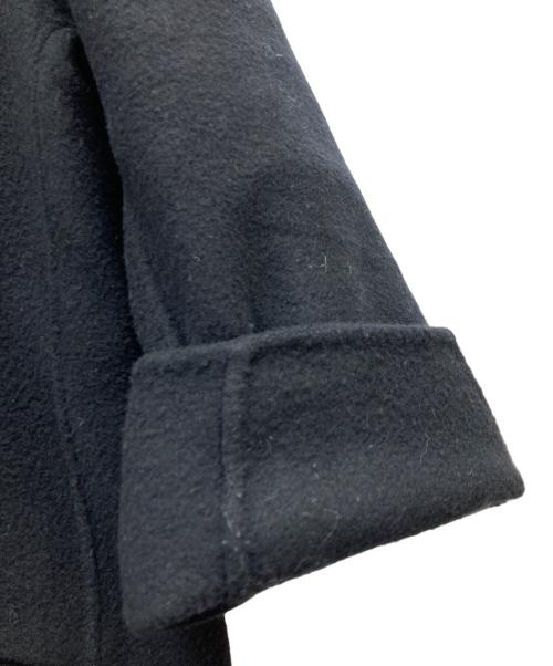 LOHEN（ローヘン）LOHEN (ローヘン) 23AW ハードメルトンリバーピーコート ブラック サイズ:FREEの古着・服飾アイテム