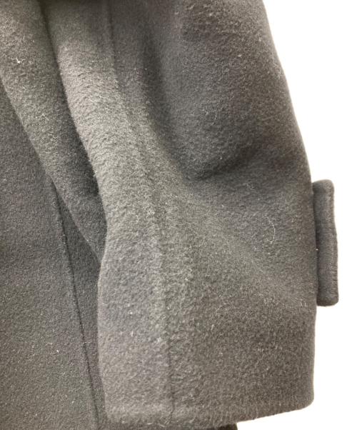 LOHEN（ローヘン）LOHEN (ローヘン) 23AW ハードメルトンリバーピーコート ブラック サイズ:FREEの古着・服飾アイテム