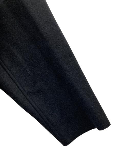 HYKE（ハイク）HYKE (ハイク) 23AW フーデッドショートワークメルトンウールジャケットコート ブラック サイズ:SIZE 1の古着・服飾アイテム