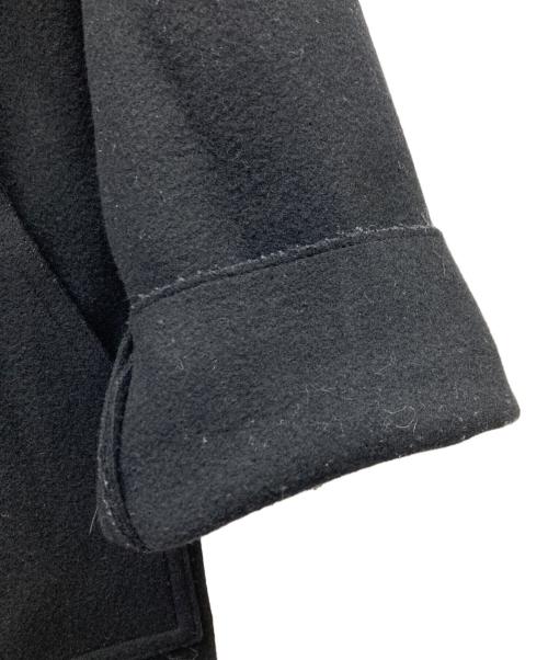 HYKE（ハイク）HYKE (ハイク) 23AW フーデッドショートワークメルトンウールジャケットコート ブラック サイズ:SIZE 1の古着・服飾アイテム