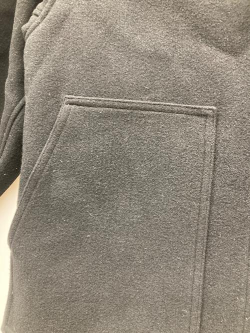 HYKE（ハイク）HYKE (ハイク) 23AW フーデッドショートワークメルトンウールジャケットコート ブラック サイズ:SIZE 1の古着・服飾アイテム