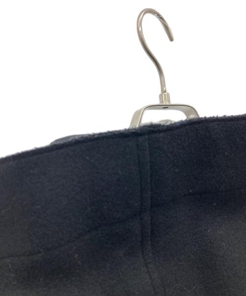 HYKE（ハイク）HYKE (ハイク) 23AW フーデッドショートワークメルトンウールジャケットコート ブラック サイズ:SIZE 1の古着・服飾アイテム