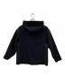 HYKE (ハイク) 23AW フーデッドショートワークメルトンウールジャケットコート ブラック サイズ:SIZE 1：25000円