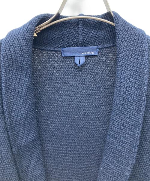 LARDINI（ラルディーニ）LARDINI (ラルディーニ) コットンニットジャケット ネイビー サイズ:XSの古着・服飾アイテム