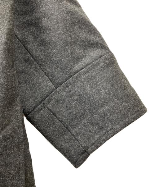 THE RERACS（ザ リラクス）THE RERACS (ザ リラクス) 24AW WOOL OPEN COLLAR COAT ブラック サイズ:SIZE 38の古着・服飾アイテム