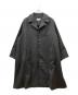 THE RERACS（ザ リラクス）の古着「24AW WOOL OPEN COLLAR COAT」｜ブラック
