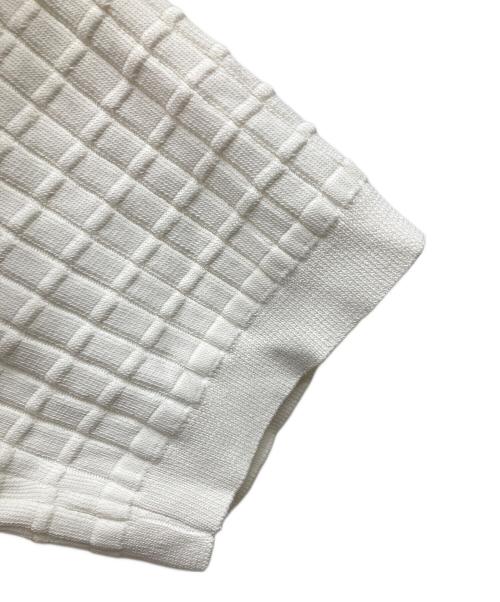 FOXEY（フォクシー）FOXEY (フォクシー) Souffle Knit Top ホワイト サイズ:38の古着・服飾アイテム