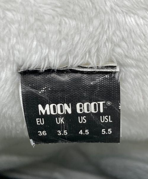 MOON BOOT（ムーンブーツ）MOON BOOT (ムーンブーツ) ホワイトファームートンブーツ ホワイト サイズ:36の古着・服飾アイテム