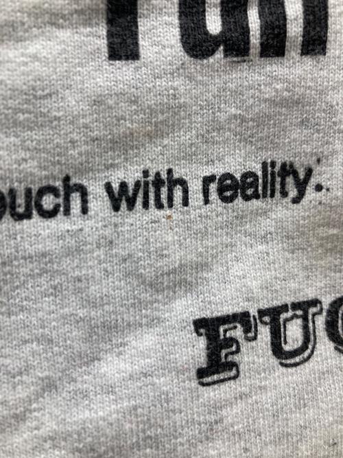 SUPREME（シュプリーム）Supreme (シュプリーム) 19FW Stop Crying Hooded Sweatshirt ライトグレー サイズ:Mの古着・服飾アイテム