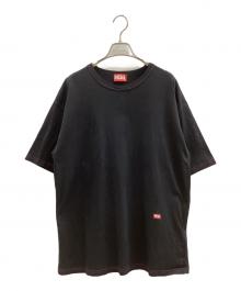 DIESEL（ディーゼル）の古着「バックプリントTシャツ」｜ブラック