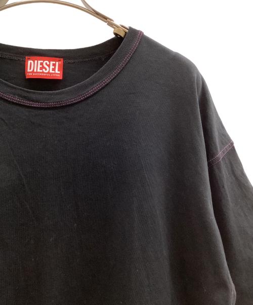 DIESEL（ディーゼル）DIESEL (ディーゼル) バックプリントTシャツ ブラック サイズ:Mの古着・服飾アイテム