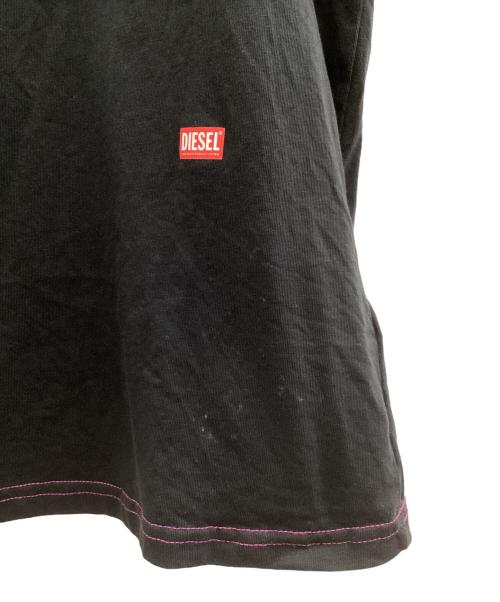 DIESEL（ディーゼル）DIESEL (ディーゼル) バックプリントTシャツ ブラック サイズ:Mの古着・服飾アイテム