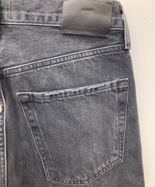 Citizens of humanity（シチズンズオブヒューマニティ）Citizens of humanity (シチズンズオブヒューマニティ) ワイドレッグデニムパンツ ブラック サイズ:W26の古着・服飾アイテム