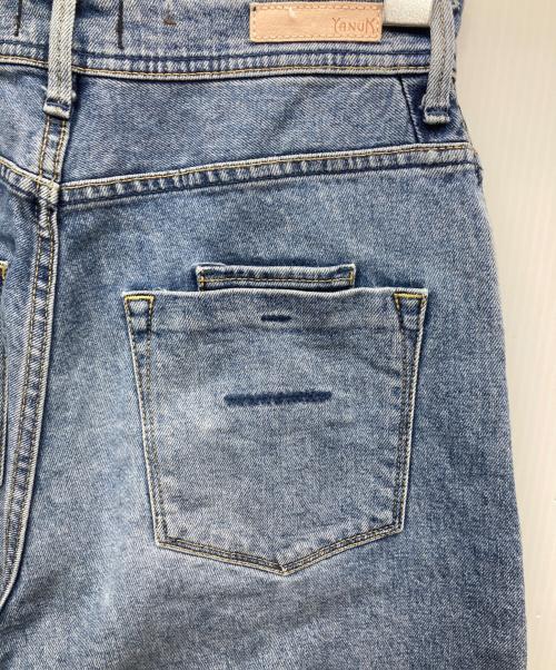 YANUK（ヤヌーク）YANUK (ヤヌーク) COEL (コエル) 別注カーブシルエットデニムパンツ インディゴ サイズ:W25の古着・服飾アイテム