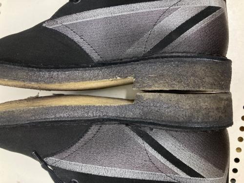 CLARKS ORIGINALS（クラークス オリジナルズ）CLARKS ORIGINALS (クラークス オリジナルズ) DESERT BOOT UNION JACK ブラック サイズ:26.5cmの古着・服飾アイテム