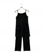 Ameriアメリ）の古着「LAYERED CAMISOLE ALL IN ONE」｜ブラック