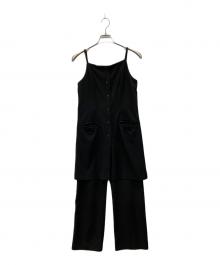 Ameri（アメリ）の古着「LAYERED CAMISOLE ALL IN ONE」｜ブラック
