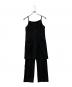 Ameri（アメリ）の古着「LAYERED CAMISOLE ALL IN ONE」｜ブラック