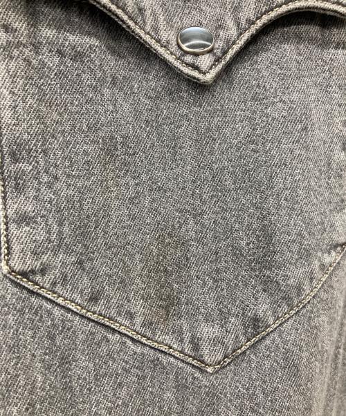 RRL（ダブルアールエル）RRL (ダブルアールエル) ウエスタンデニムシャツ ブラック サイズ:Mの古着・服飾アイテム