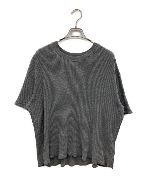 stussy（ステューシー）stussy (ステューシー) PIGMENT DYED S/STHERMAL グレー サイズ:Sの古着・服飾アイテム