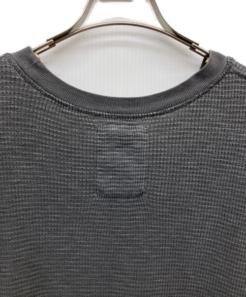 stussy（ステューシー）stussy (ステューシー) PIGMENT DYED S/STHERMAL グレー サイズ:Sの古着・服飾アイテム